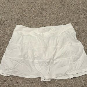 Lululemon Pace Rival Skirt Long in White